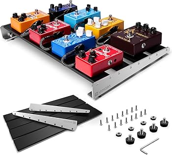 Amazon | Vangoa ギターペダルボード、19°傾斜アルミニウム合金